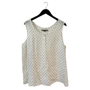 FLAX Linen NWT Women’s Medium Simple Cami Sleeveless Top Polka Dot Loungewear